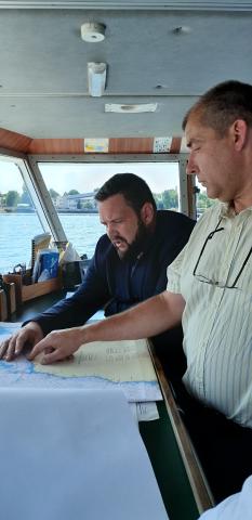 Satiksmes ministrs uz "Kristiāna Dāla"